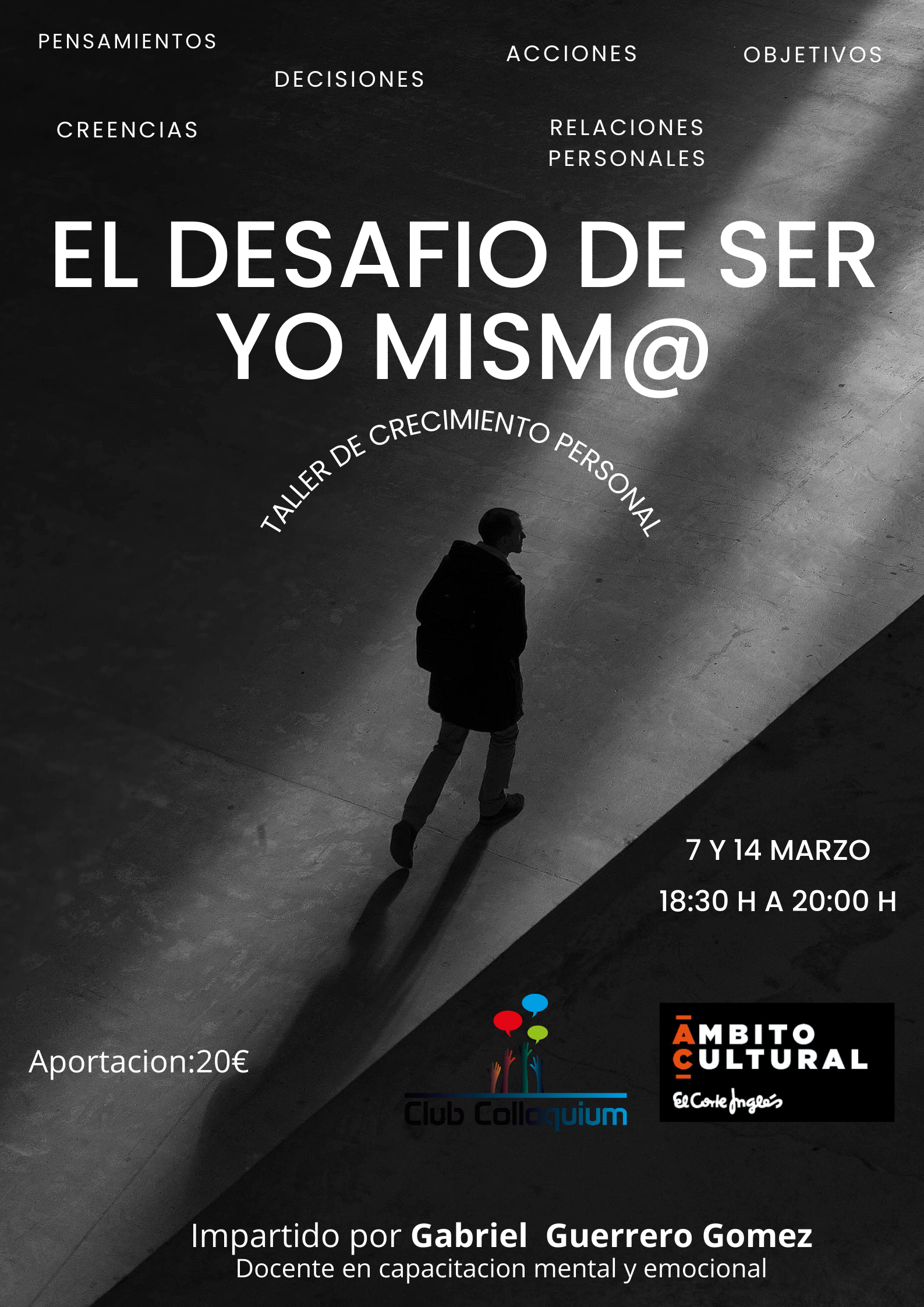 Taller: EL DESAFIO DE SER YO MISM@